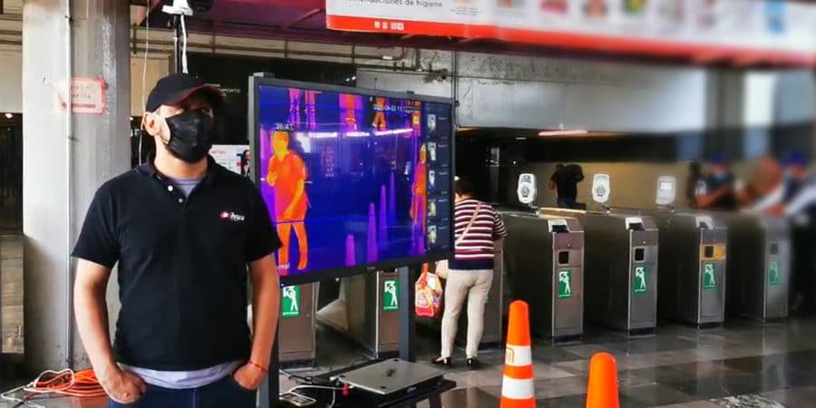 Realiza Dahua Prueba de detección de temperatura en el metro de la CDMX