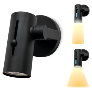 LAVY I Negro- Aplique Luz GU10