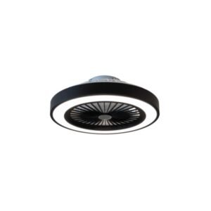 Ventilador TRENEK LED 45W dimerizable smart negro