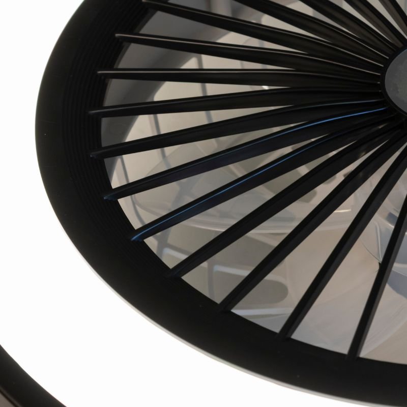 Ventilador TRENEK LED 45W dimerizable smart negro - Imagen 2