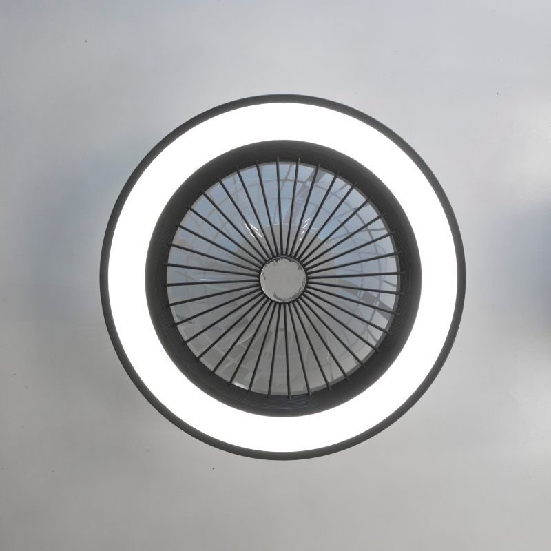 Ventilador TRENEK LED 45W dimerizable smart negro - Imagen 3