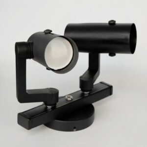 LAVY II Negro - Aplique x2 Luces GU10