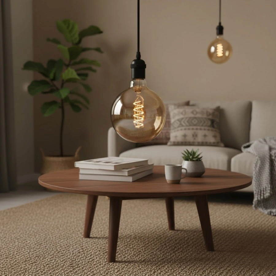 GLOBO Ambar - Slide - 5W 2700K TRYXTON con LED espirado - Imagen 3