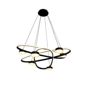 MASSIVE - Colgante suspensión LED 72W Negro