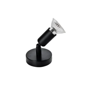 Blues - Aplique 1 luz techo / pared negro GU10