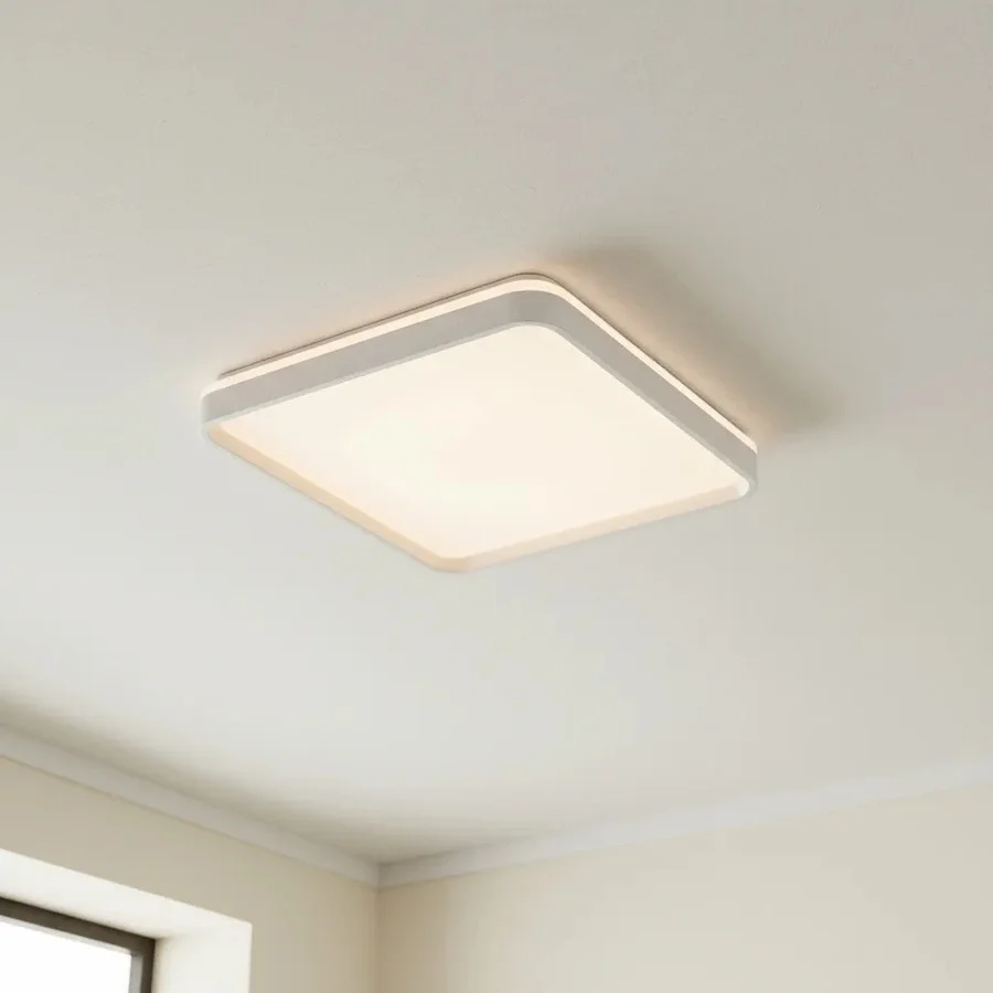 NIZA - Aplique LED cuadrado blanco cálido 48W 50X