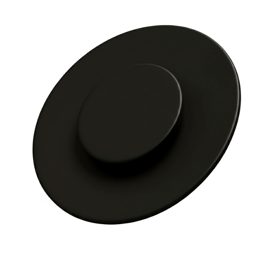 CHULETTE L Negro - Aplique Led 12w - Blanco dinamico. ø300 mm x 50 mm