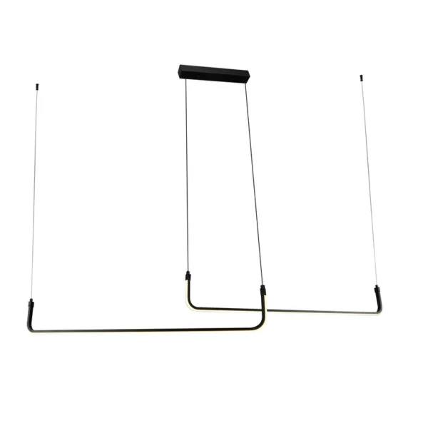 BOB - Colgante Aluminio LED 42W Negro - 3000K