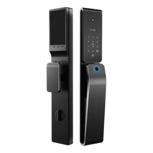 Cerradura Inteligente SICCBA Facial - Huella - Código - RFID - Llave - Tuya APP Wifi - Puertas con barrales - Apta Intemperie
