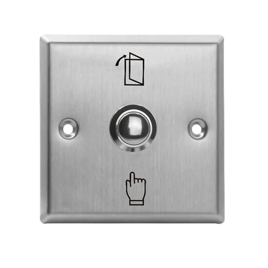 Pulsador de salida metálico para exterior LED K4L - Embutir