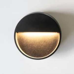 CARGO - Aplique de pared LED 3W redondo 3000K aluminio