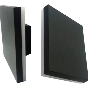 BACK - Aplique de pared cuadrado LED 15W - Negro
