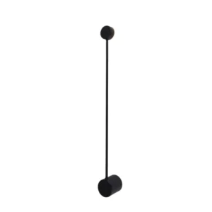 TIN I - Aplique de pared LED 10W - Negro 70 mm x 710 mm - Blanco Dinámico