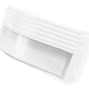 Felix III - Tortuga aluminio rectangular con visera blanca E27