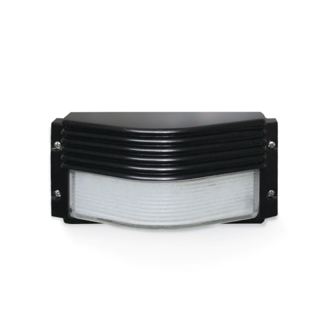 Felix III - Tortuga aluminio rectangular con visera negra E27