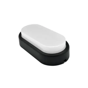 Hanna II - Aplique oval LED 10W - Negro