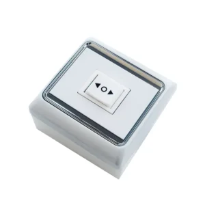 Tecla interruptora 3 puntos AC126 con caja para tubulares SICCBA