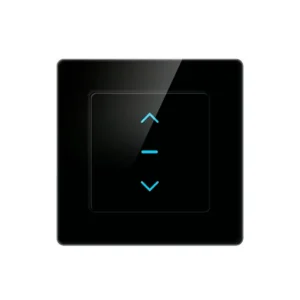 Tecla Wifi tactil para Motores Tubulares negra - APP TUYA