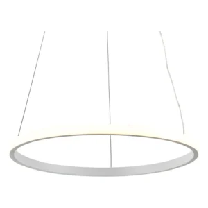SIMP L - Colgante LED 40W Blanco - 60 cm - Luz Cálida