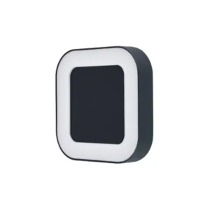 WILLY I - Aplique cuadrado LED 9W - Luz Cálida - Negro texturado