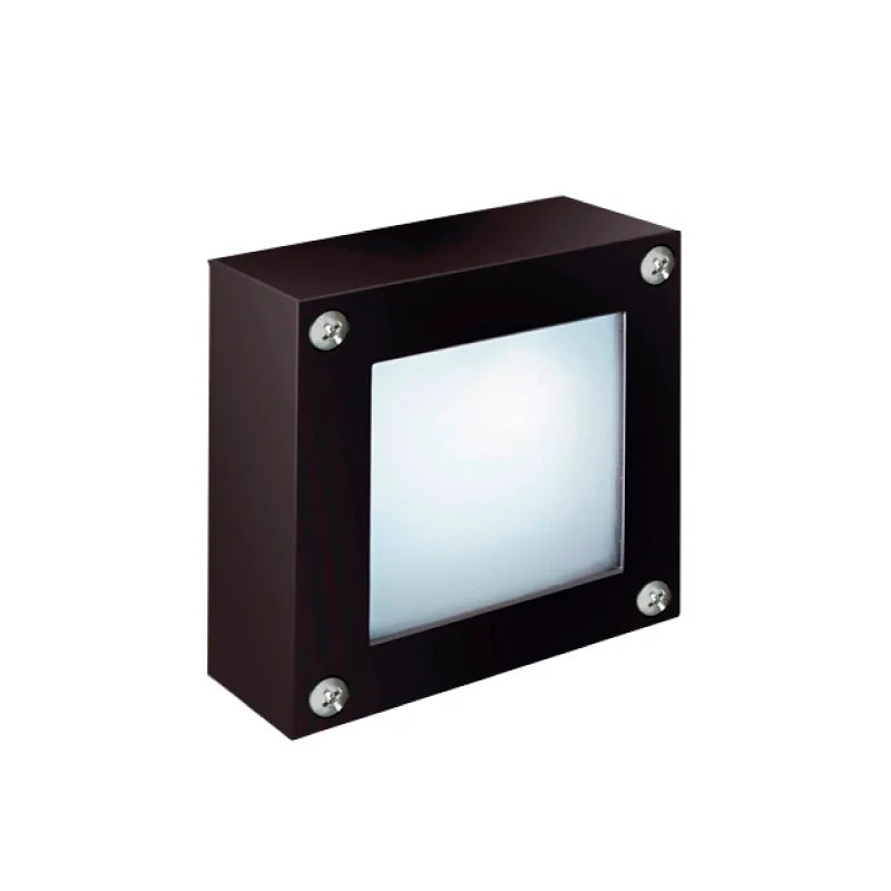 WENDY II - Tortuga mini aluminio cuadrada lisa G9 - Negro