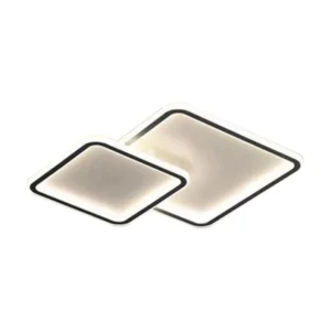 TEXTON - Aplique de techo LED 54W - Negro 300 mm x 400 mm