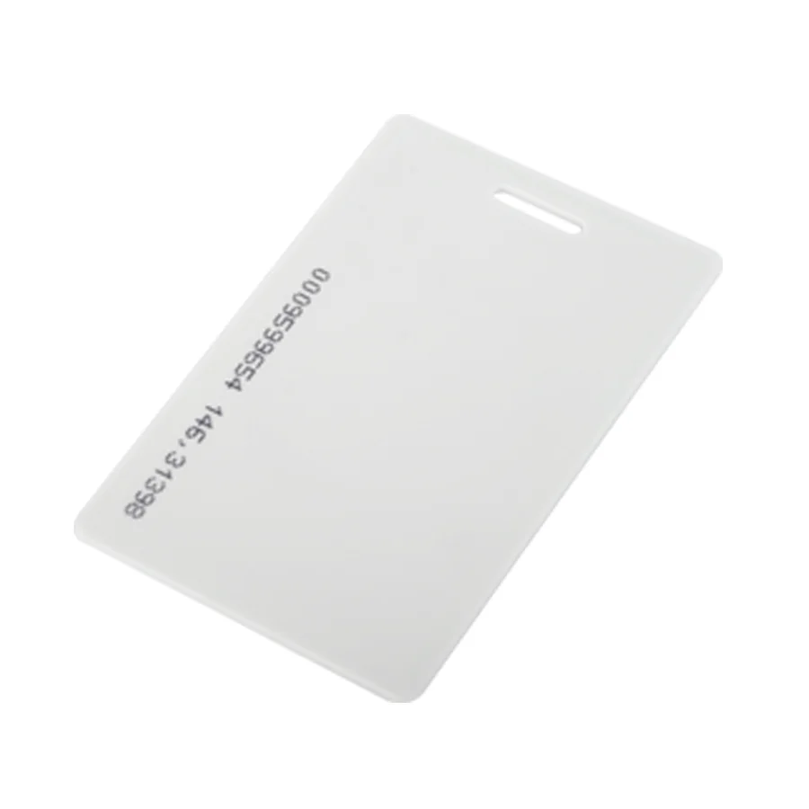 Tarjeta de proximidad. ID de 125khz 1,8 mm SICCBA Perforada