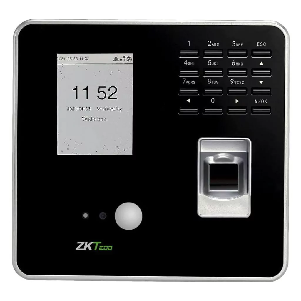 Control de Asistencia ZK - Manejo de puerta basico con Reconocimiento Facial y Huellas - MB20-VL