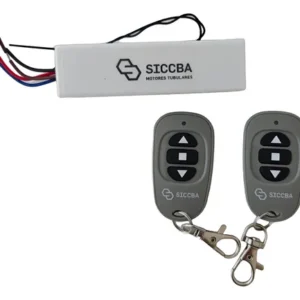 Receptor SICCBA Wifi y RF Motores tubulares + 2 Controles remotos - Hasta 200W