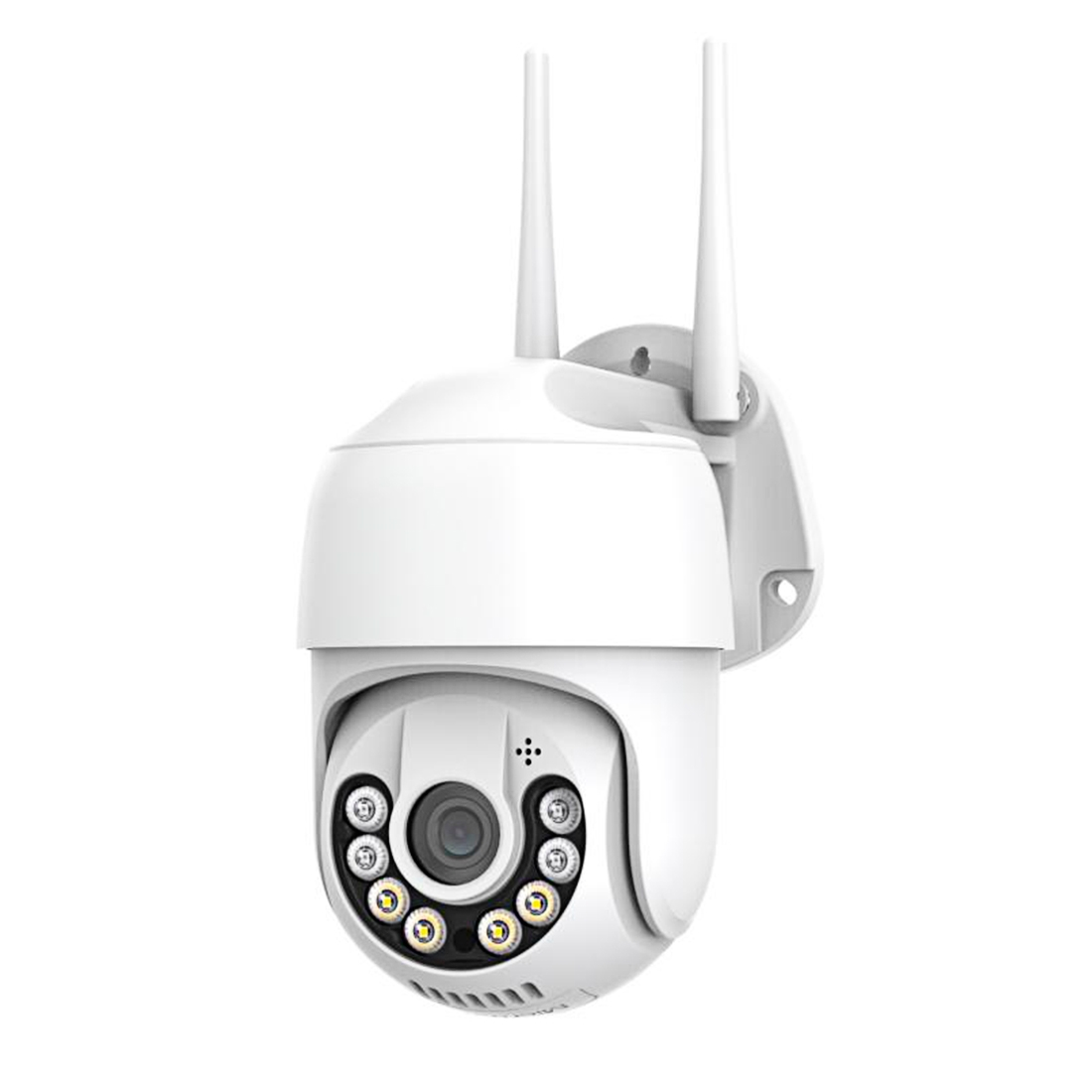 Cámara IP Domo Exterior ABS SICCBA Mov Pan & Tilt - WiFi HD IR 4MP - App CamHi