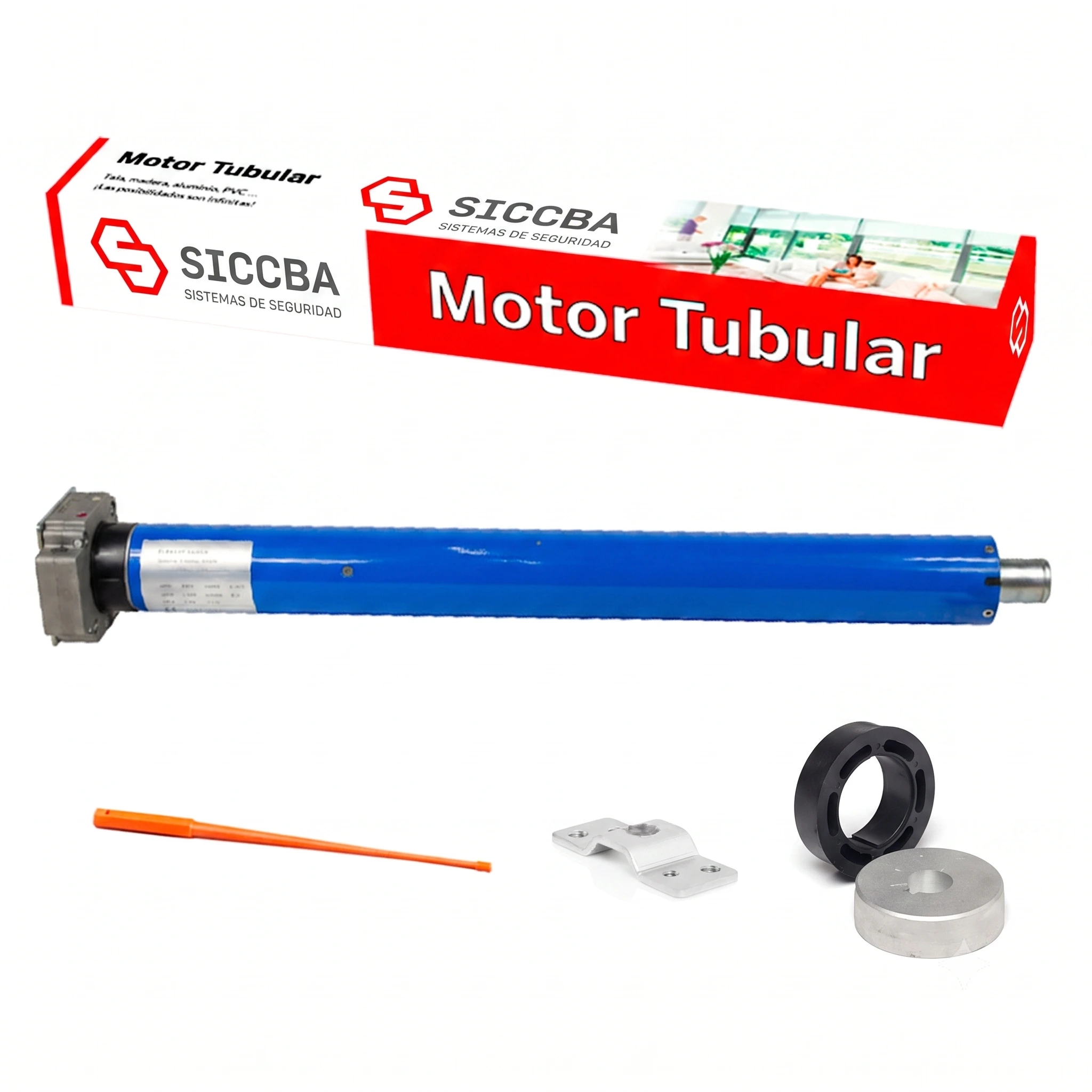 Motor Tubular con asistencia manual hasta 250 Kg