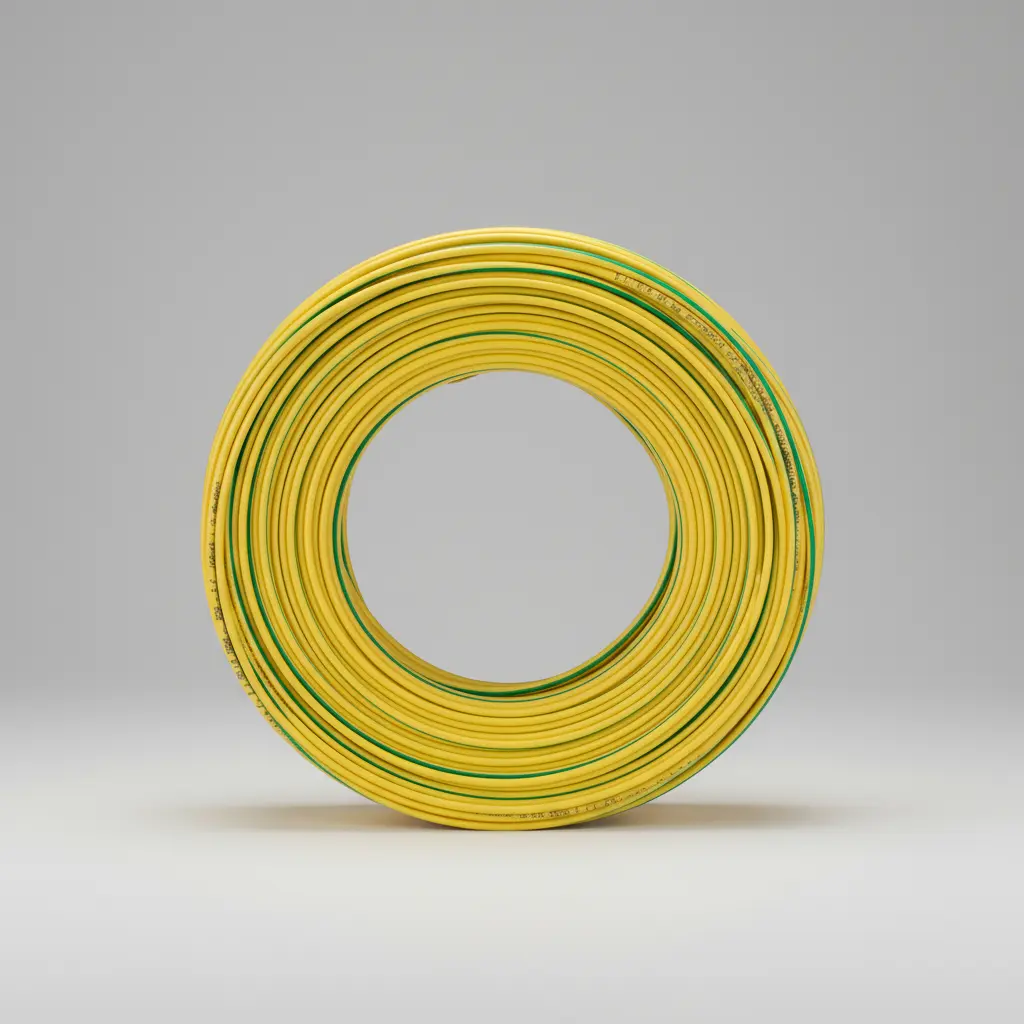 Rollo cable Cobrhil unipolar 1 x 2,50mm - IRAM - 100 metros (VERDE / AMARILLO) - Imagen 3