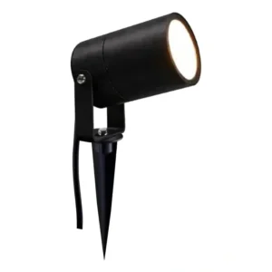 Spot Exterior Aluminio Nala: Estaca Jabalina y Pared Negro (GU10)