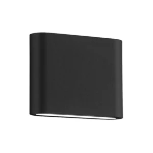 Aplique de Pared Bidireccional Akira I LED 6W Negro