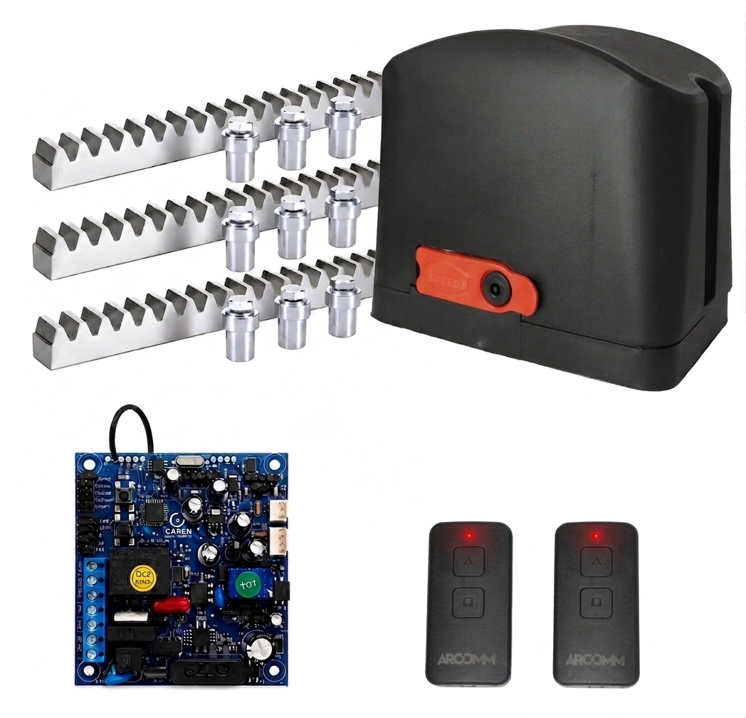 Motor Portón Corredizo Arcomm ARC 400 Speed Connect – 400 Kg Negro
