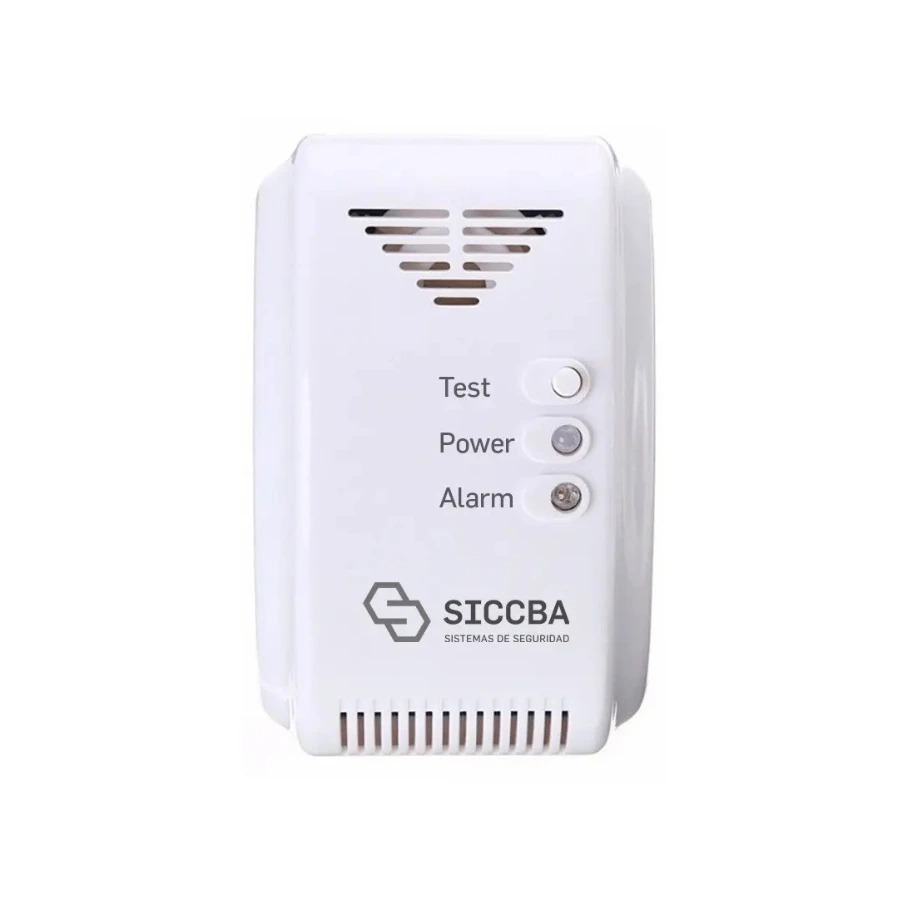 Detector Dual autónomo de Gas y Monóxido de Carbono 12V