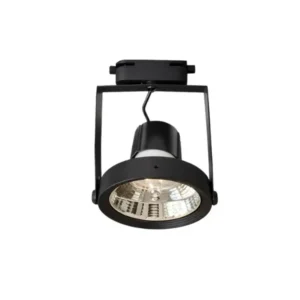 YON RIEL - Cabezal para riel AR111 GU10 - Negro